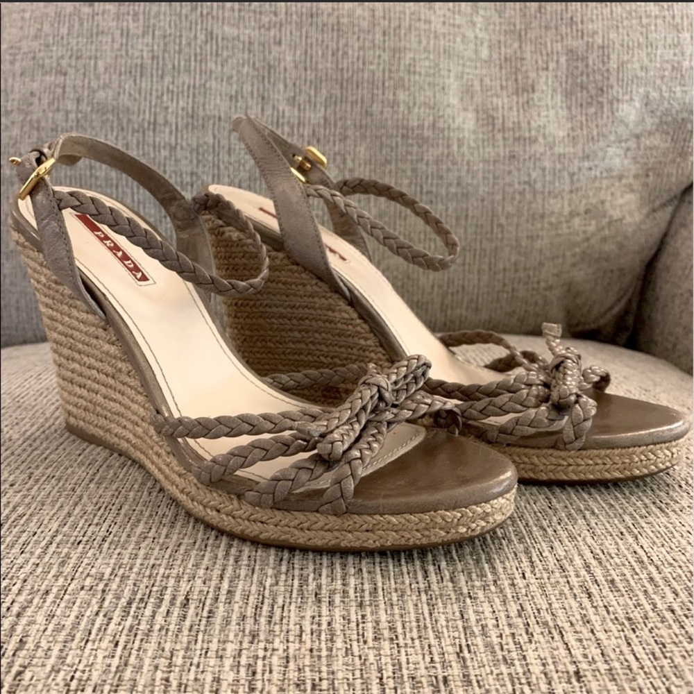 Prada wedges size 38